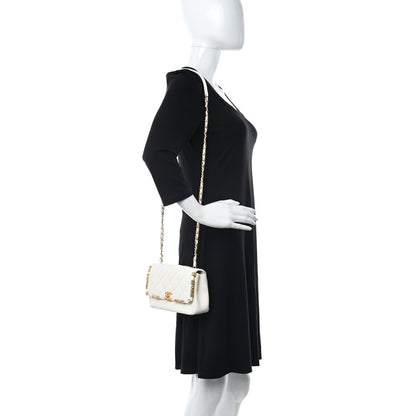 Chanel Lambskin Enamel Strass Quilted Mini Paris Monaco Flap White 2 of 11