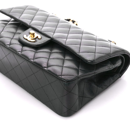 Chanel Lambskin Quilted Medium Double Flap Black 11 of 11