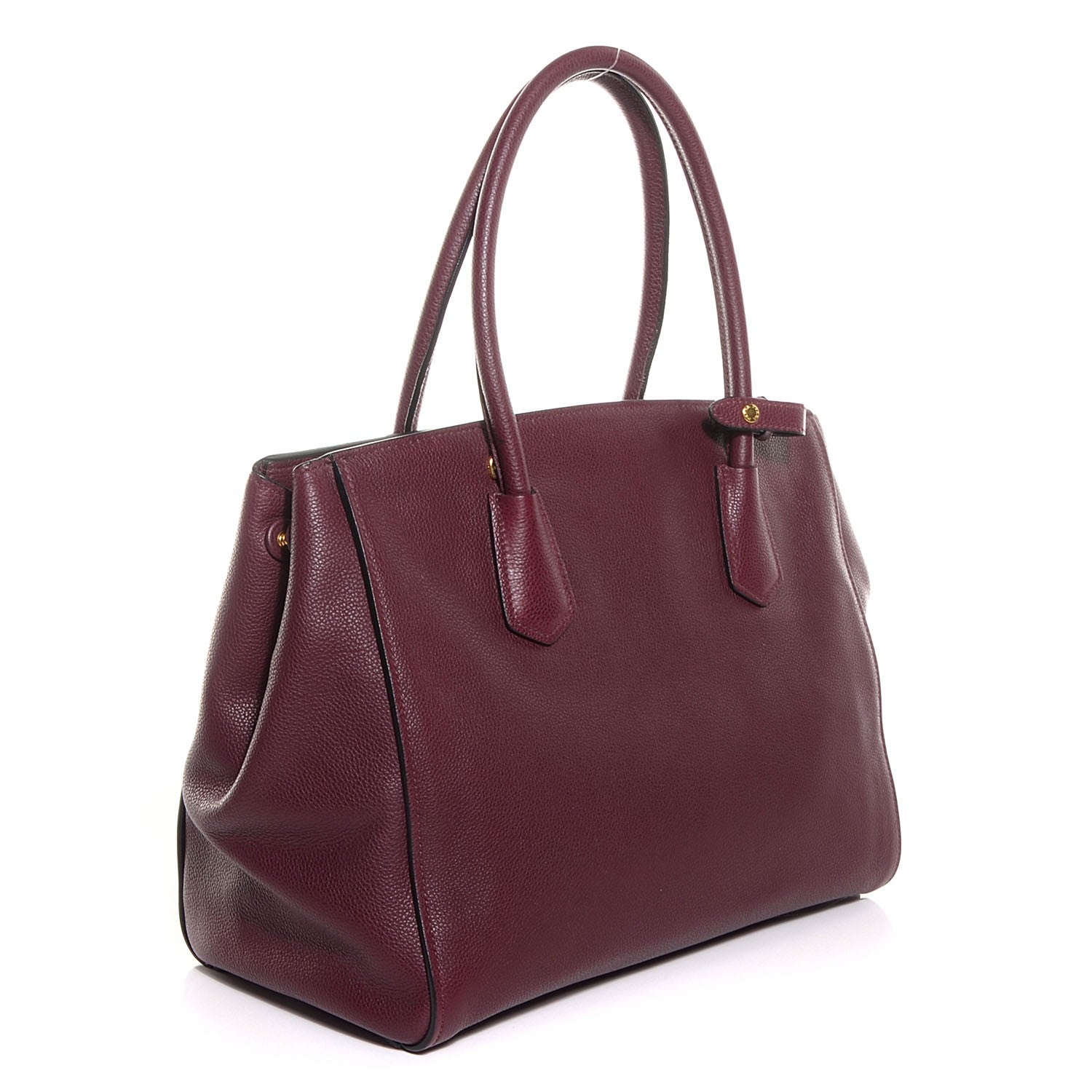 Prada Vitello Daino Shopping Tote Amaranto 5 of 10