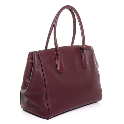 Prada Vitello Daino Shopping Tote Amaranto 5 of 10