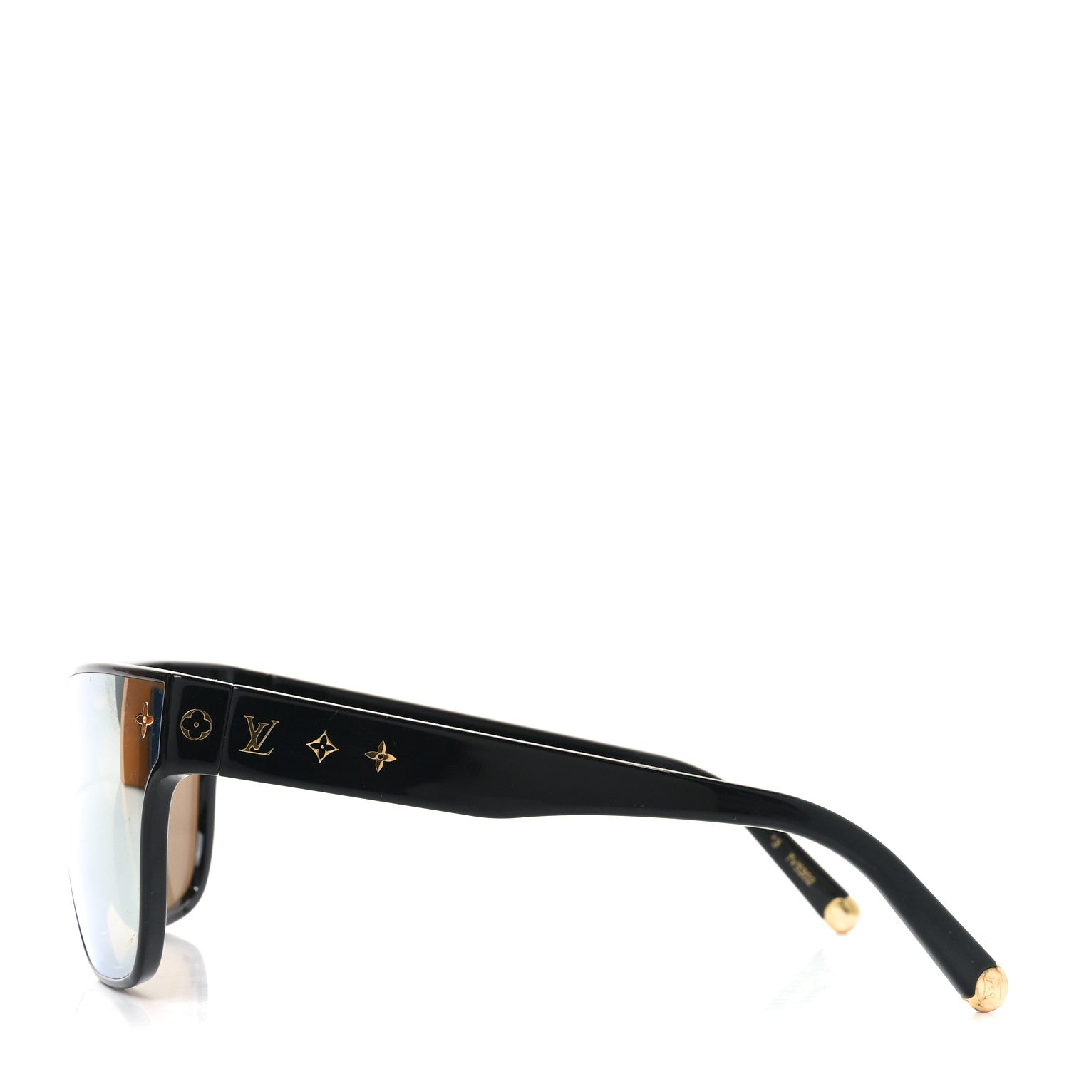 Louis Vuitton Nylon LV Shadow Square Sunglasses Z1843U Black