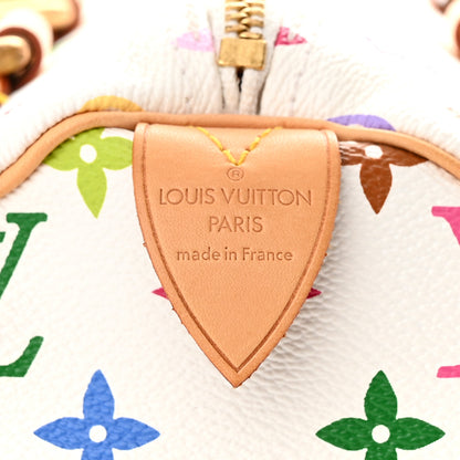Louis Vuitton Monogram Multicolor Speedy 30 White 6 of 9