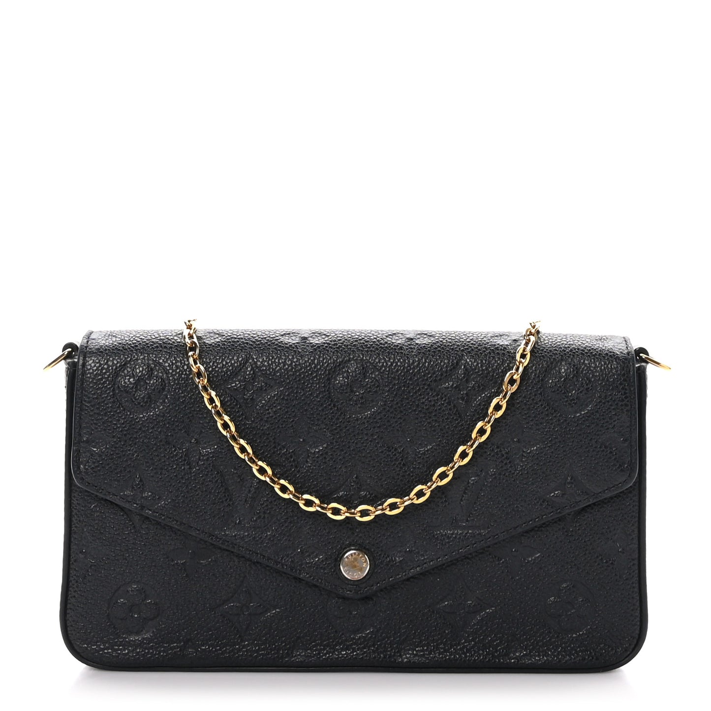 Empreinte Pochette Felicie Chain Wallet Black
