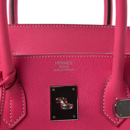 Hermes Epsom Birkin 35 Rose Tyrien 8 of 10