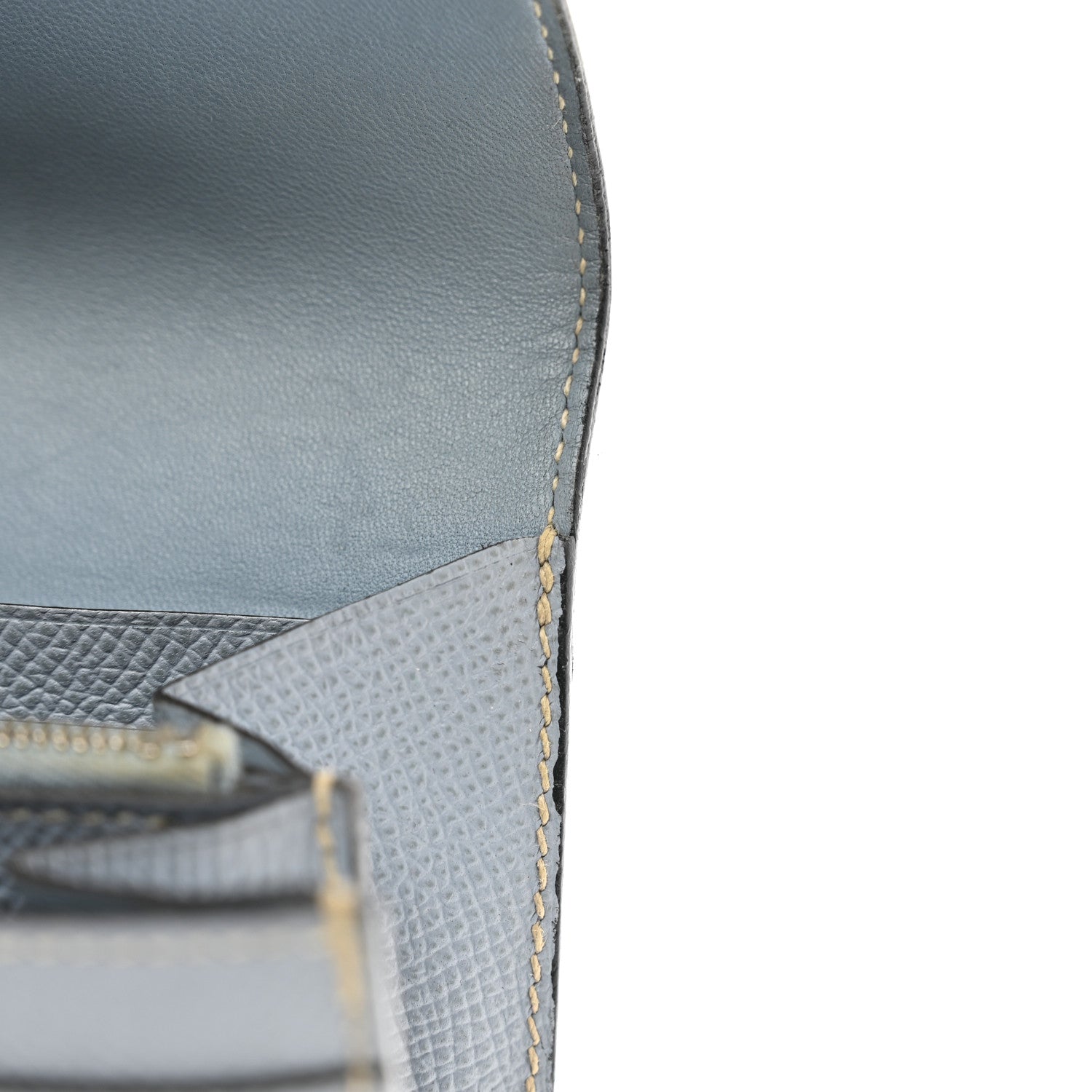 Hermes Epsom Constance Long Wallet Bleu Lin 8 of 8