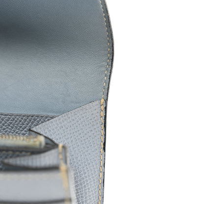 Hermes Epsom Constance Long Wallet Bleu Lin 8 of 8
