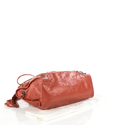 Balenciaga Agneau Classic Hardware City Rouge Ambre 8 of 13
