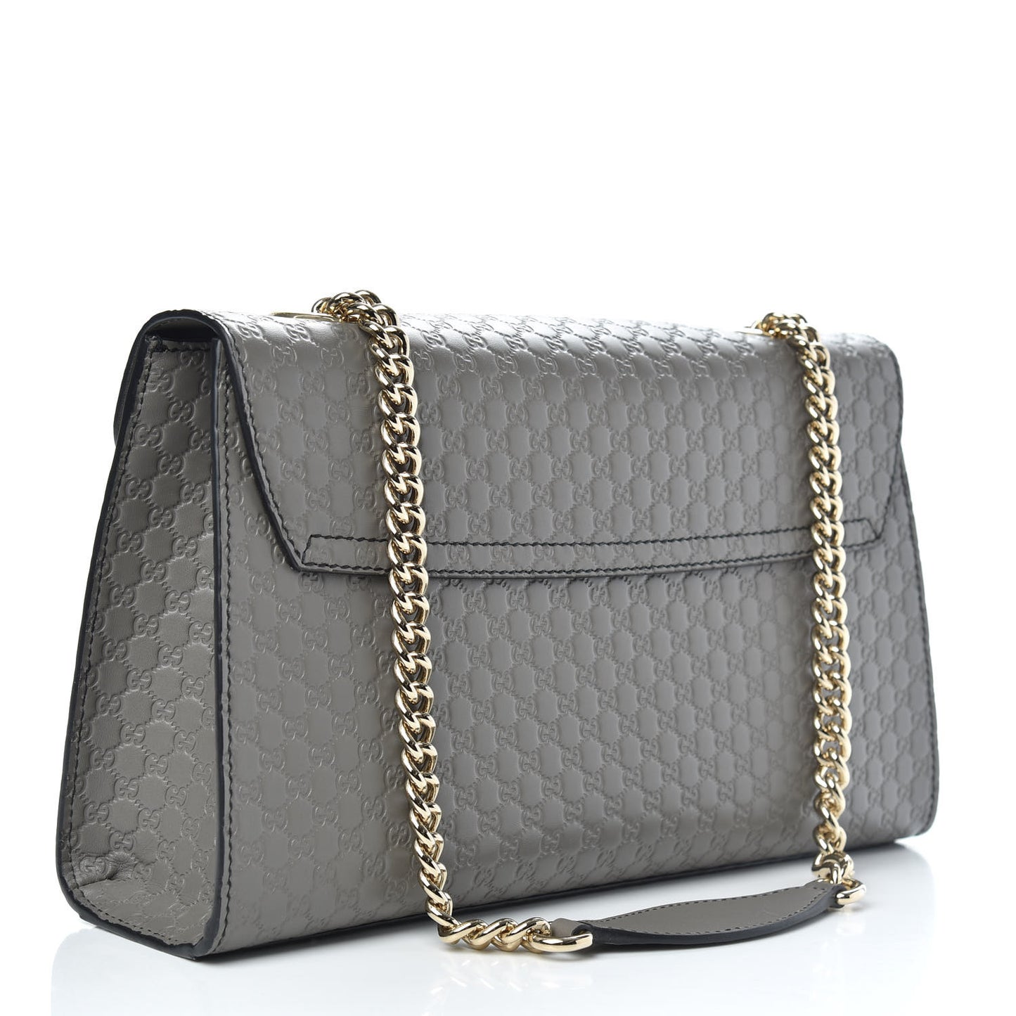 Soft Microguccissima Medium Emily Chain Shoulder Bag Loess