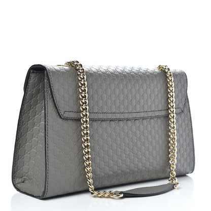Gucci Soft Microguccissima Medium Emily Chain Shoulder Bag Loess 3 of 10