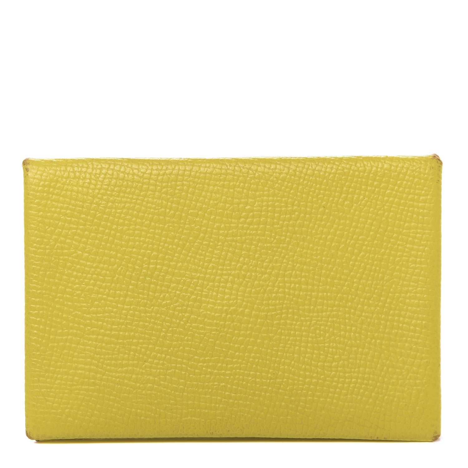 Hermes Epsom Calvi Card Case Soufre 1 of 11
