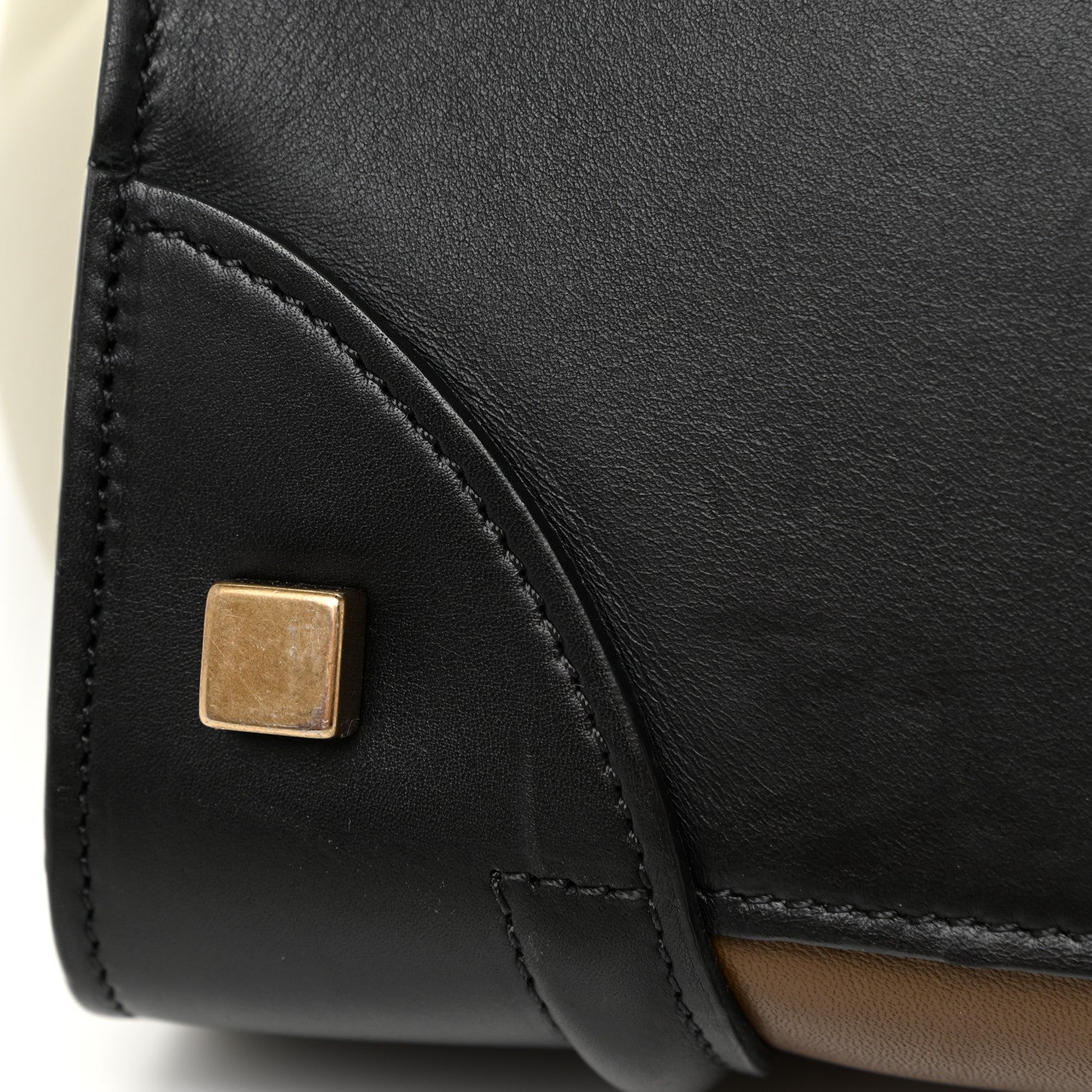 Celine Satin Calfskin Mini Tri-Color Luggage Dark Grey 19 of 20
