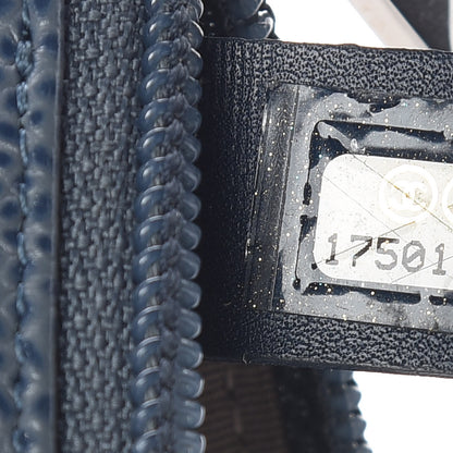 Chanel Caviar Timeless CC Key Holder Blue 7 of 8