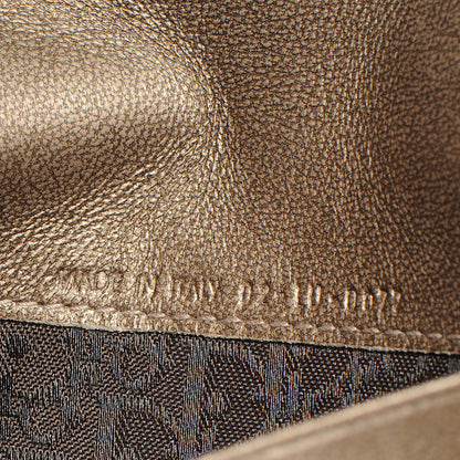 Christian Dior Leather Cannage D Clutch Wristlet Gold 8 of 8