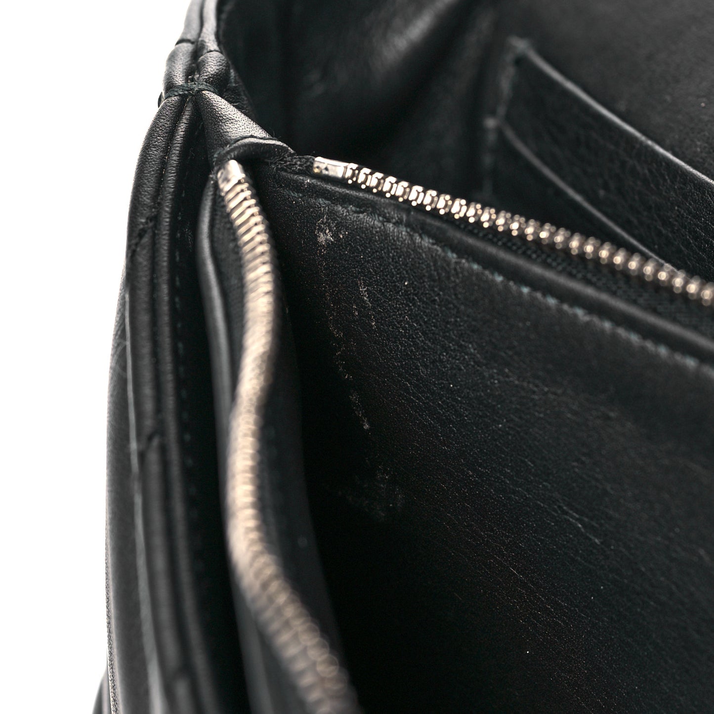 Calfskin Logo Matelasse S BB Round Shoulder Bag Black