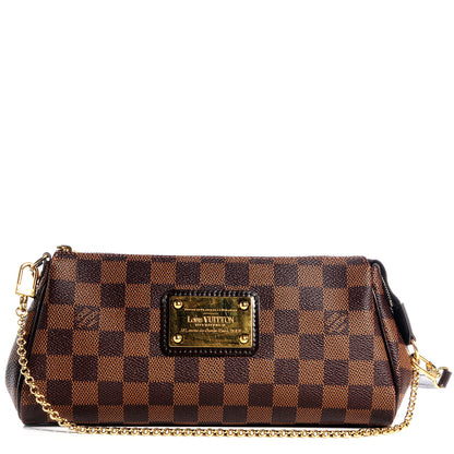 Louis Vuitton Damier Ebene Eva Clutch 1 of 7