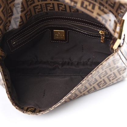 Fendi Vinyl Zucchino Baguette Tobacco 4 of 11