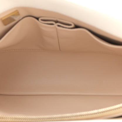 Chanel Caviar Quilted Small Coco Handle Flap White 5 of 12