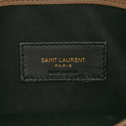 Saint Laurent Grain De Poudre Uptown Pouch Dark Beige 5 of 9
