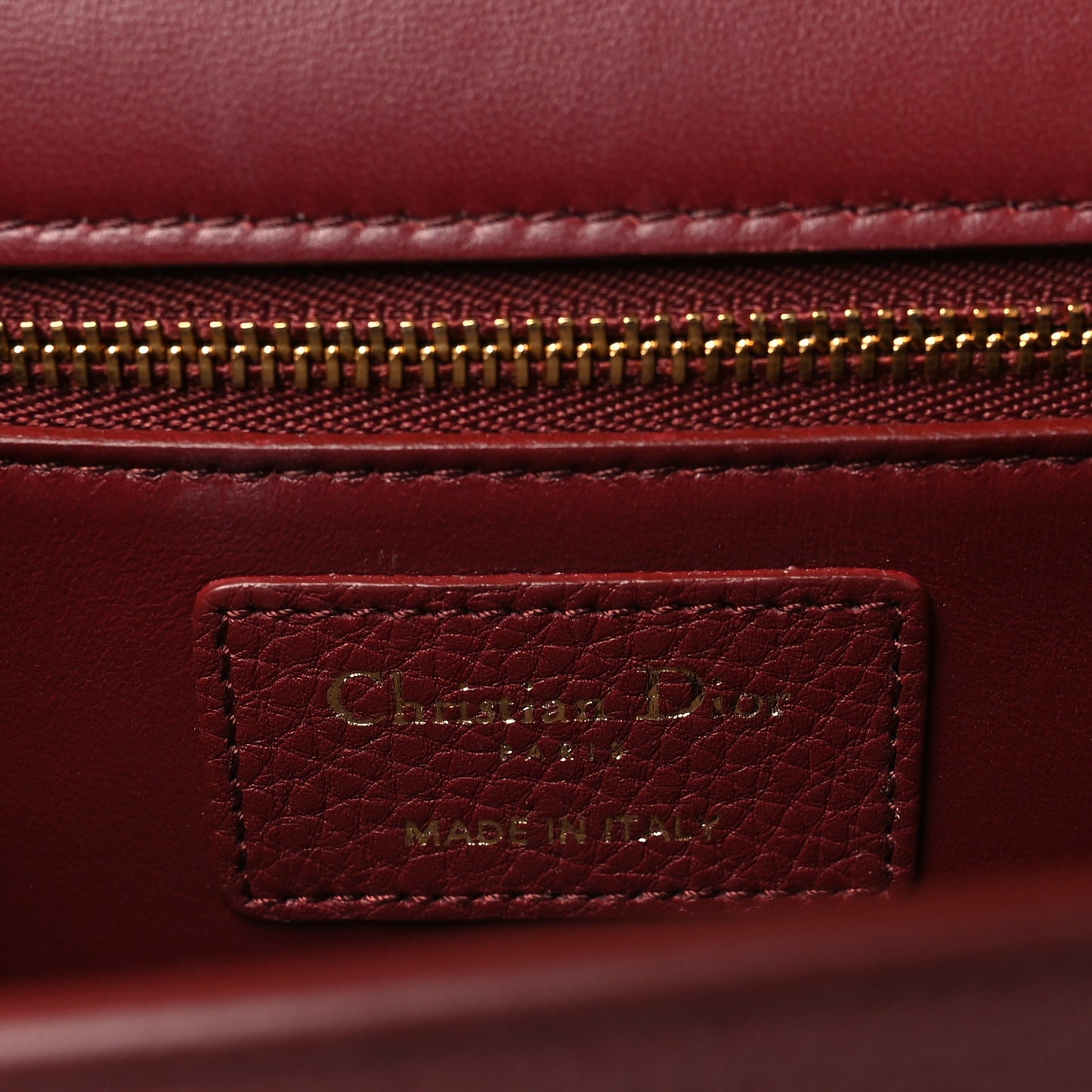 Grained Calfskin 30 Montaigne Flap Bag Red Brick