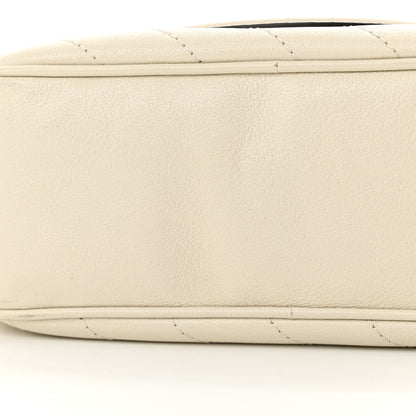 Gucci Sakai Be Green Calfskin Diagonal Stitched Small Blondie Shoulder Bag Mystic White 11 of 12