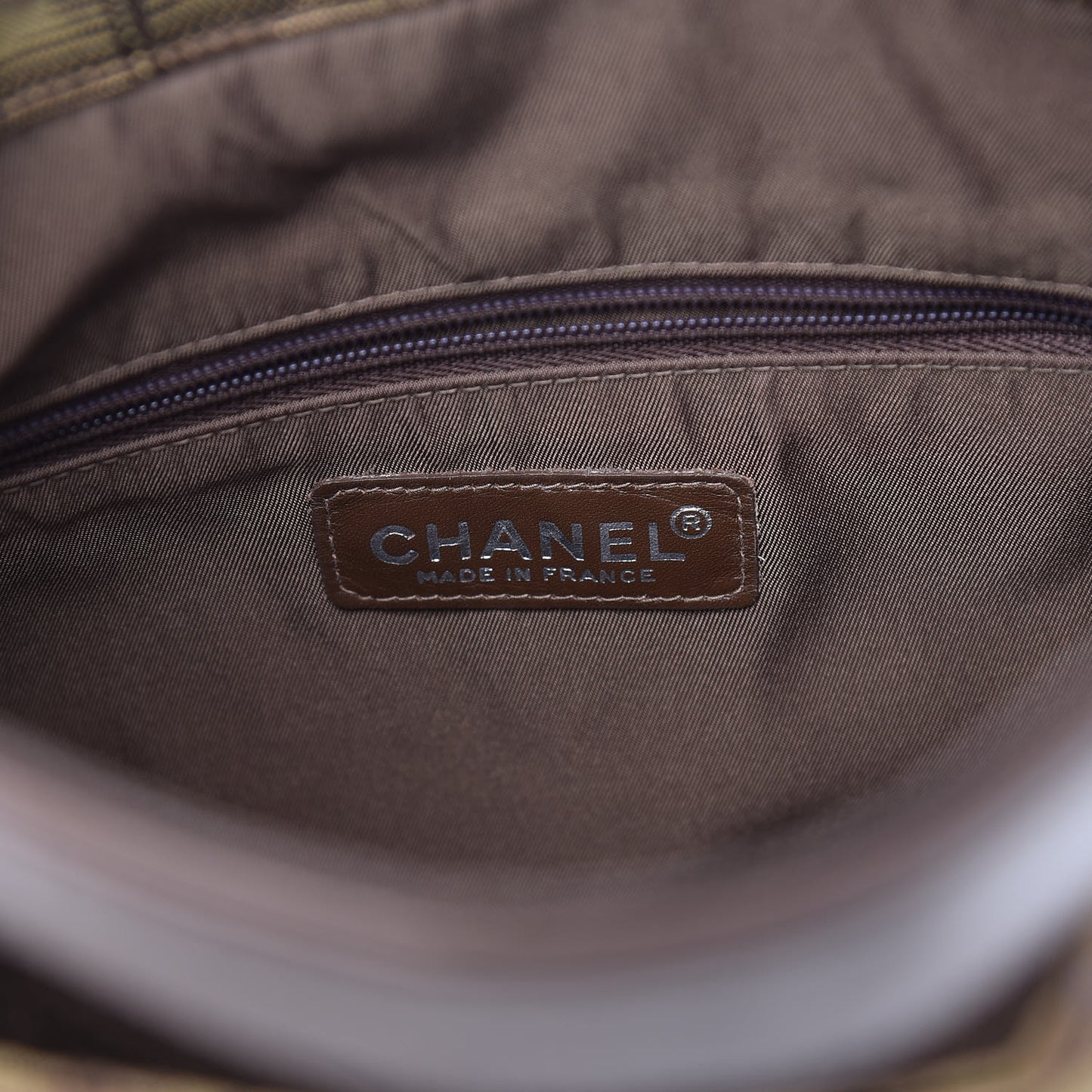 Nylon Travel Pouch Brown