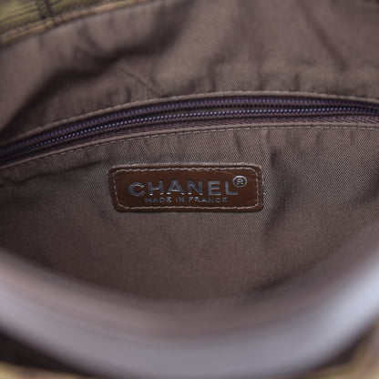 Chanel Nylon Travel Pouch Brown 6 of 18