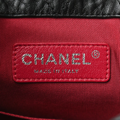 Chanel Aged Calfskin Quilted Small Gabrielle Backpack Black 6 of 10