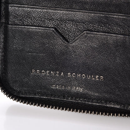 Proenza Schouler Lambskin Small PS1 Zip Wallet Black 6 of 7