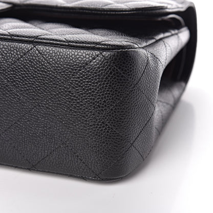 Chanel Caviar Quilted Jumbo Double Flap Black 24 of 24