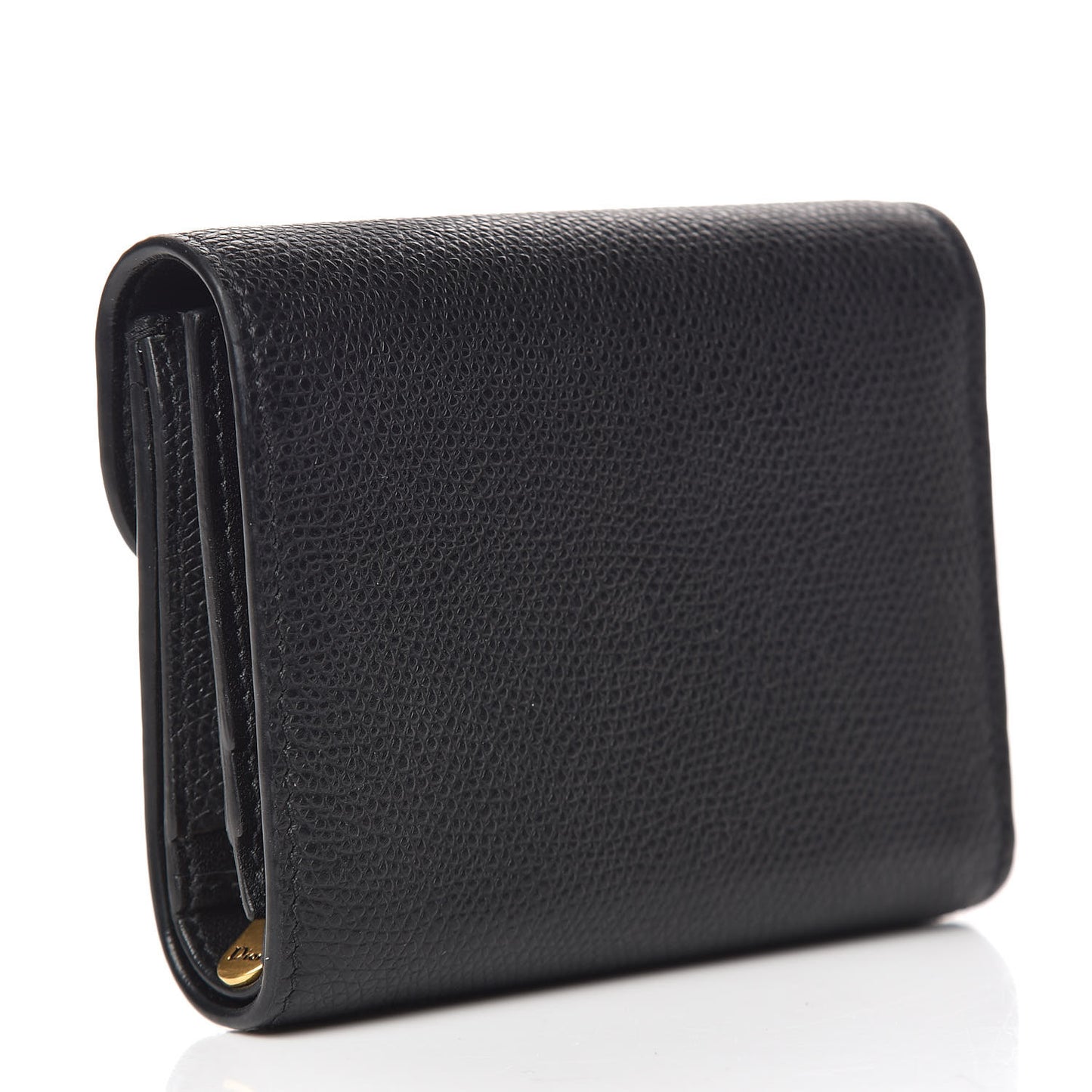 Calfskin Saddle Card Holder Black