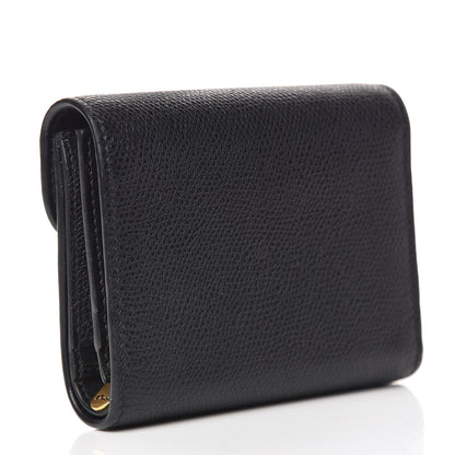 Christian Dior Calfskin Saddle Card Holder Black 3 of 8