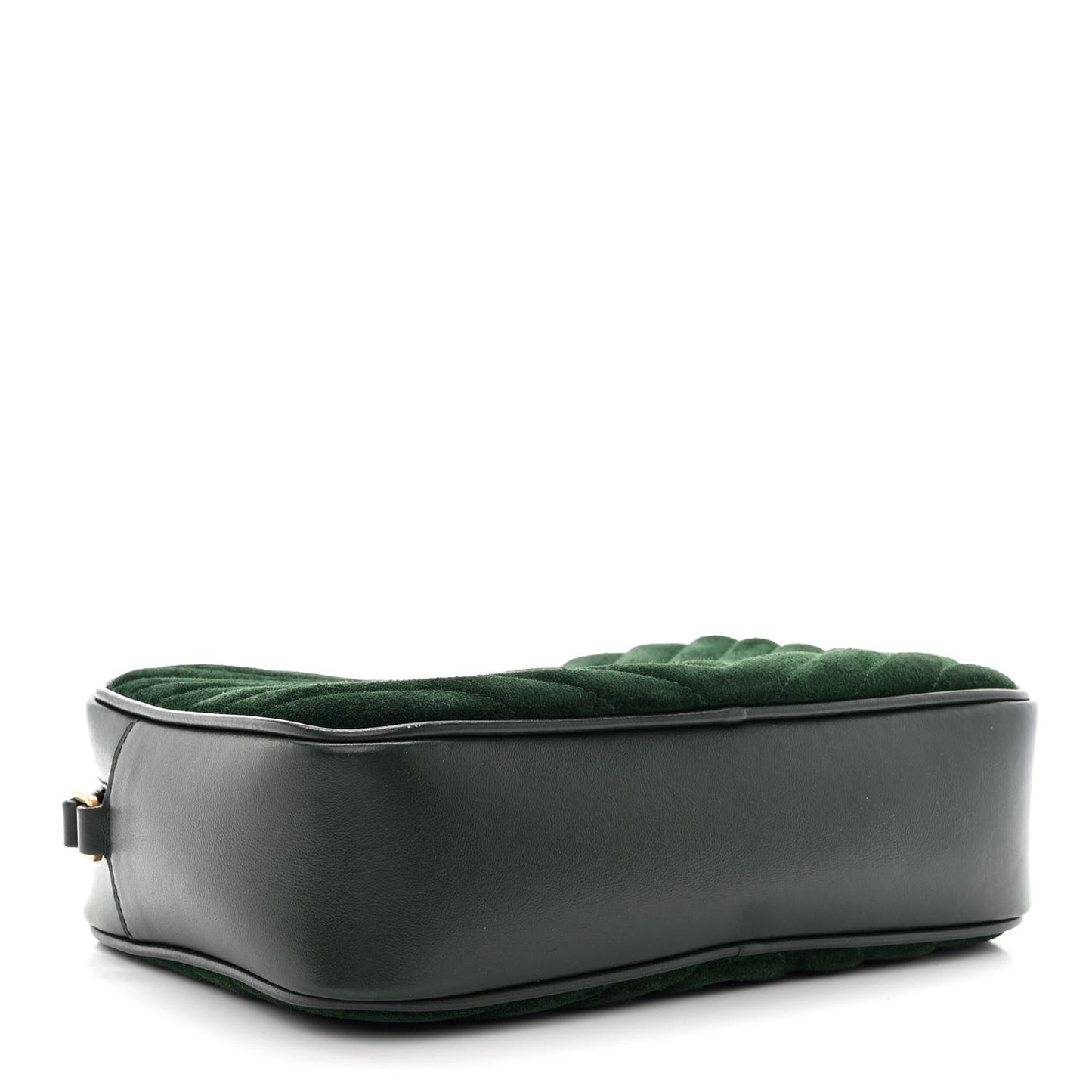 Suede Calfskin Monogram Lou Camera Bag Vert Fonce