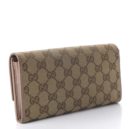 Gucci Monogram Lovely Heart Continental Wallet Light Pink 3 of 9