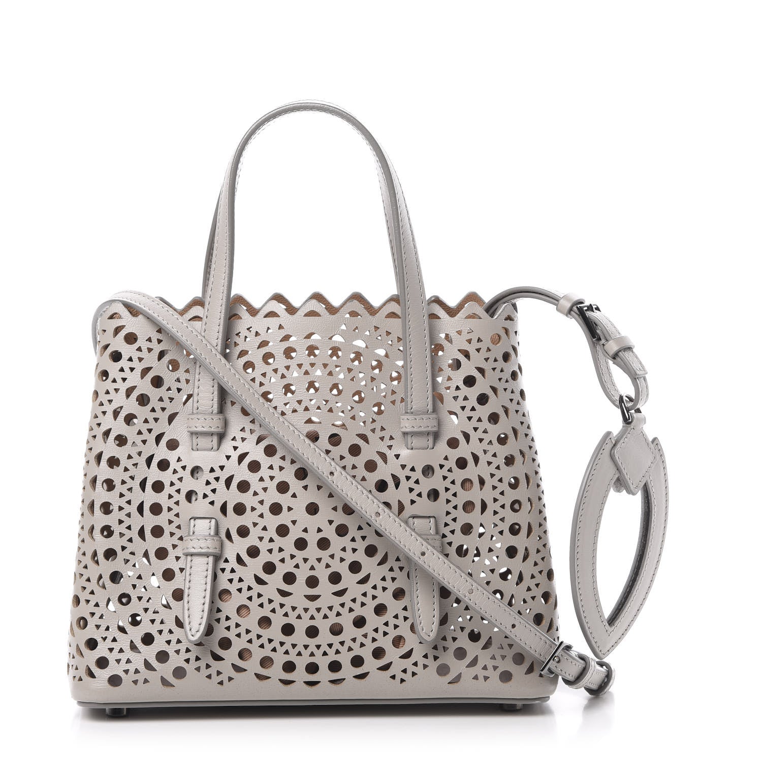 Alaia Calfskin Vienne Mina 25 Bag Perle 1 of 9