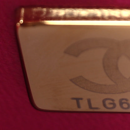 Chanel Caviar Quilted Small Double Flap Fuchsia 7 of 10