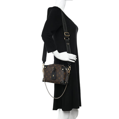 Louis Vuitton Monogram Petite Malle Souple Black 2 of 9