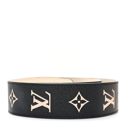 Louis Vuitton Empreinte Monogram Bandouliere Shoulder Strap Black Beige 2 of 4
