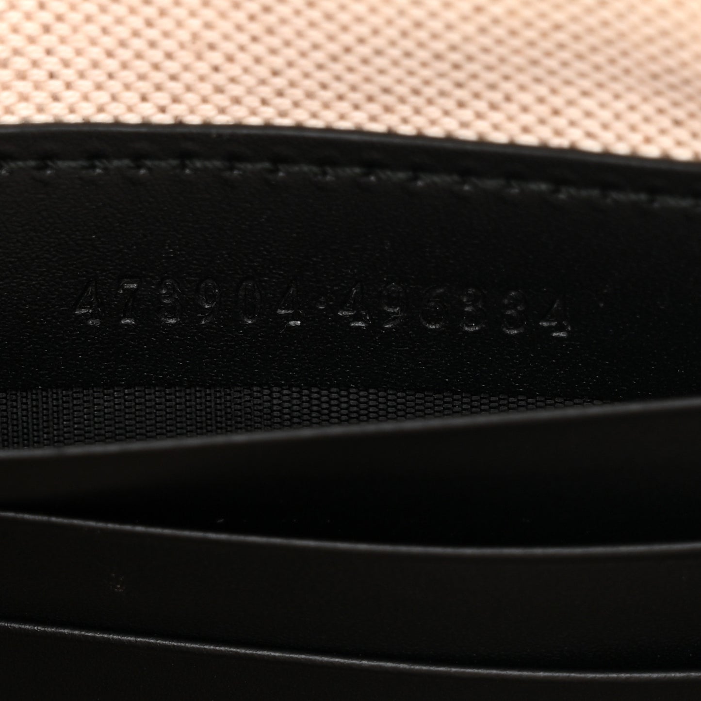 GG Supreme Monogram Kingsnake Zip Wristlet Pouch Black Grey