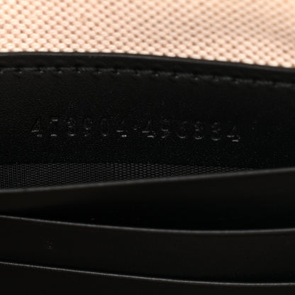 Gucci GG Supreme Monogram Kingsnake Zip Wristlet Pouch Black Grey 7 of 8