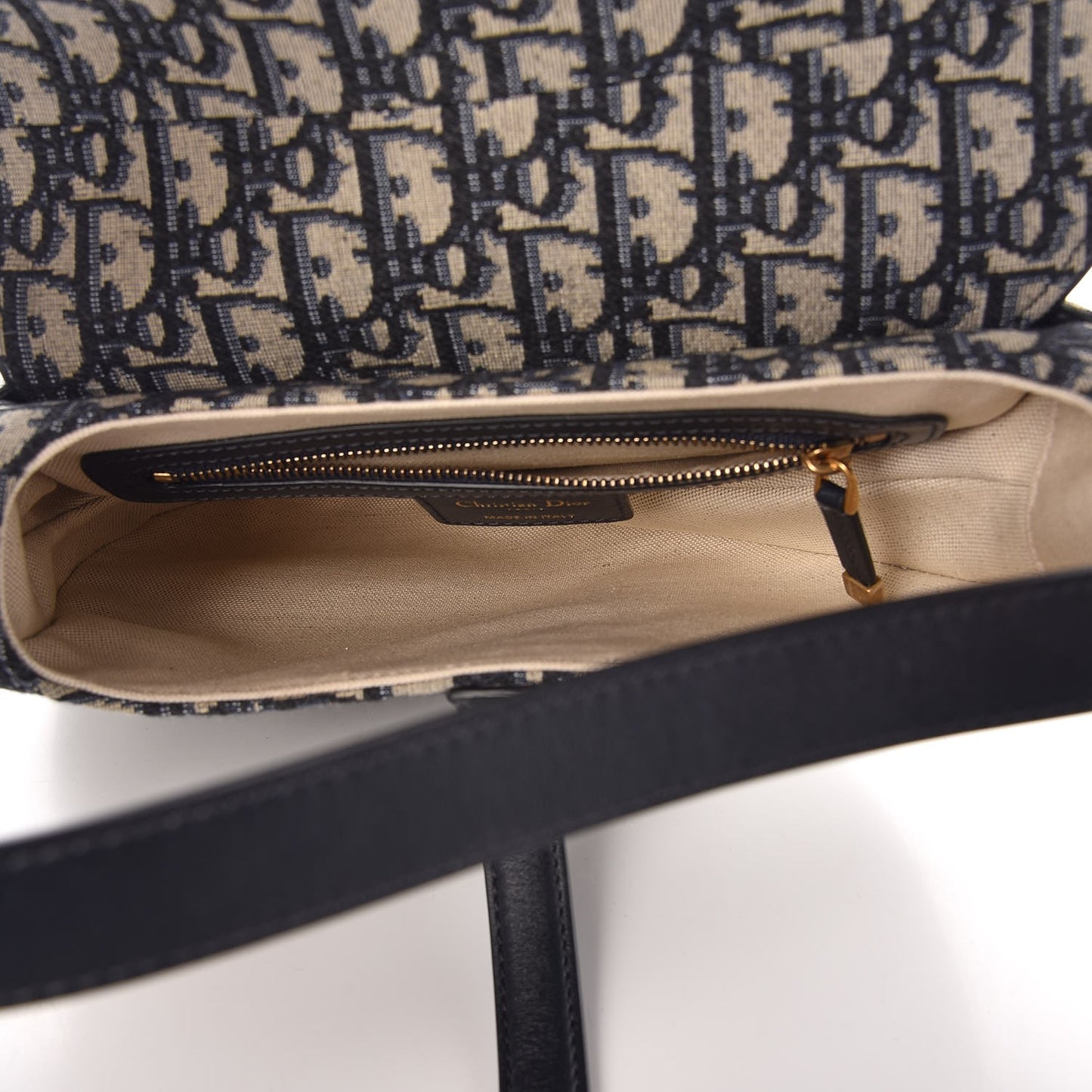 Oblique Saddle Bag Blue
