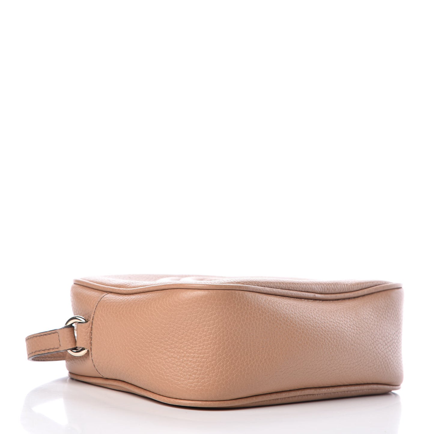 Pebbled Calfskin Small Soho Disco Bag Camelia