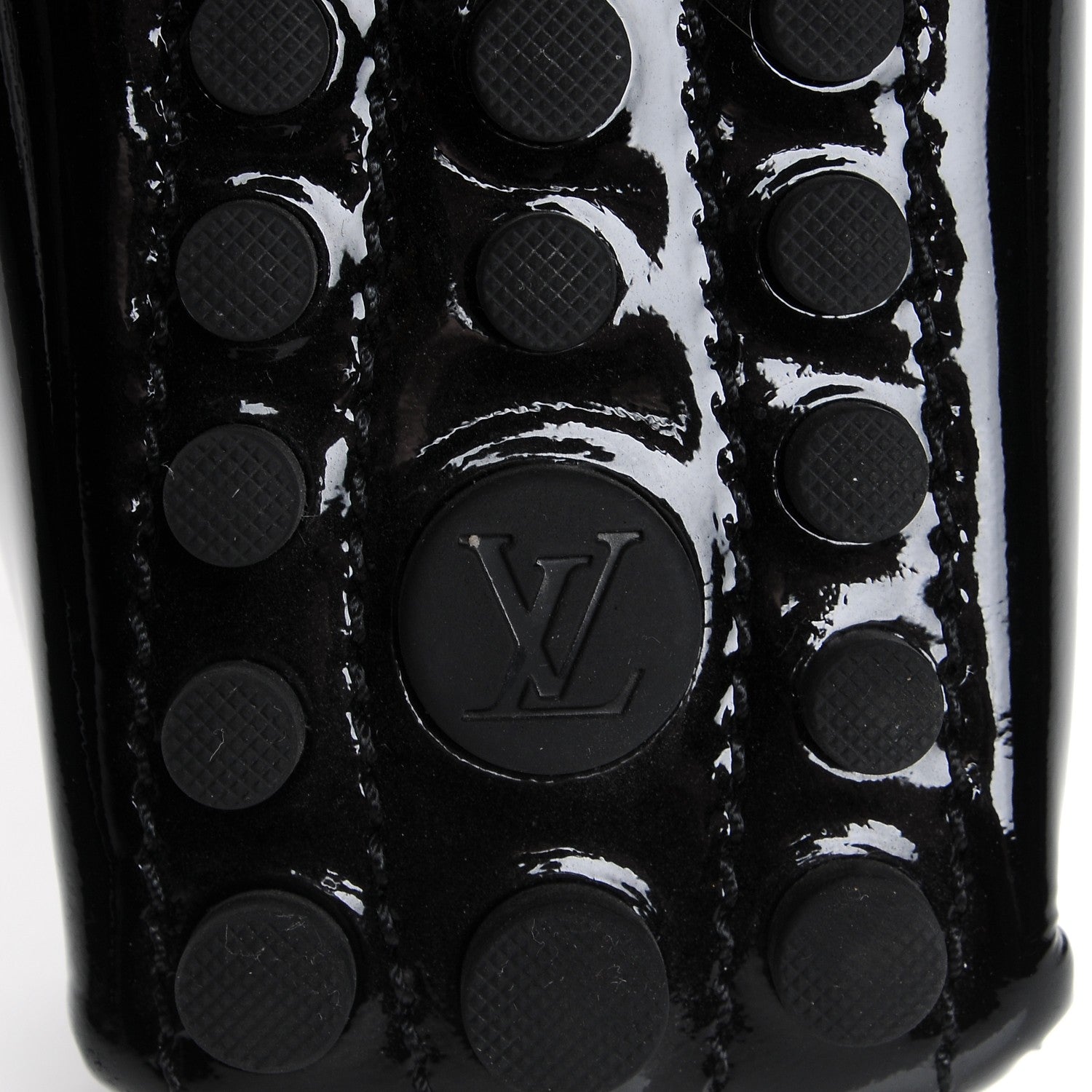 Louis Vuitton Patent Calfskin Oxford Loafers 40 Black 6 of 9