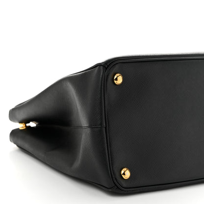 Prada Saffiano Lux Large Galleria Double Zip Tote Black 8 of 9