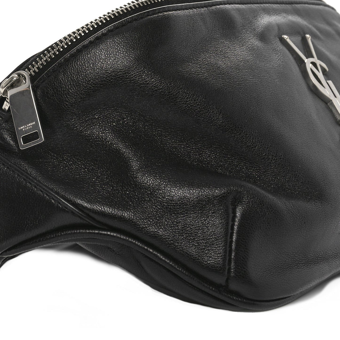 Lambskin Monogram Belt Bag Black