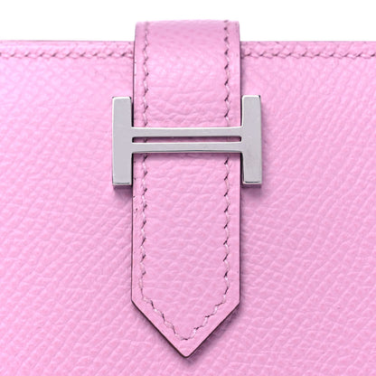 Hermes Epsom Mini Bearn Wallet Mauve Sylvester 9 of 12
