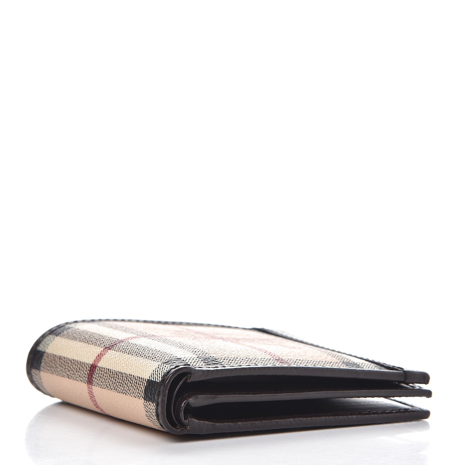 Burberry Haymarket Check BBi-Fold Wallet Chocolate 4 of 9