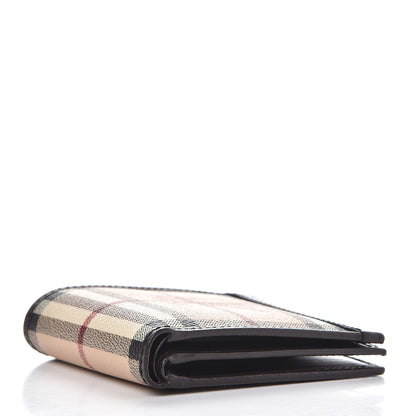 Burberry Haymarket Check BBi-Fold Wallet Chocolate 4 of 9