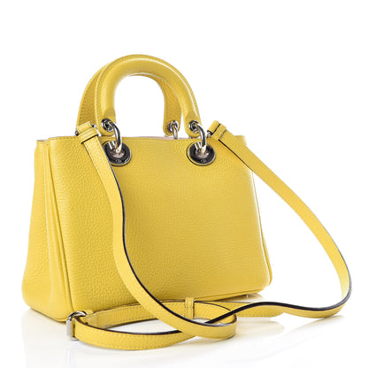 Christian Dior Bullcalf Mini Diorissimo Tote Vert Acide 3 of 9
