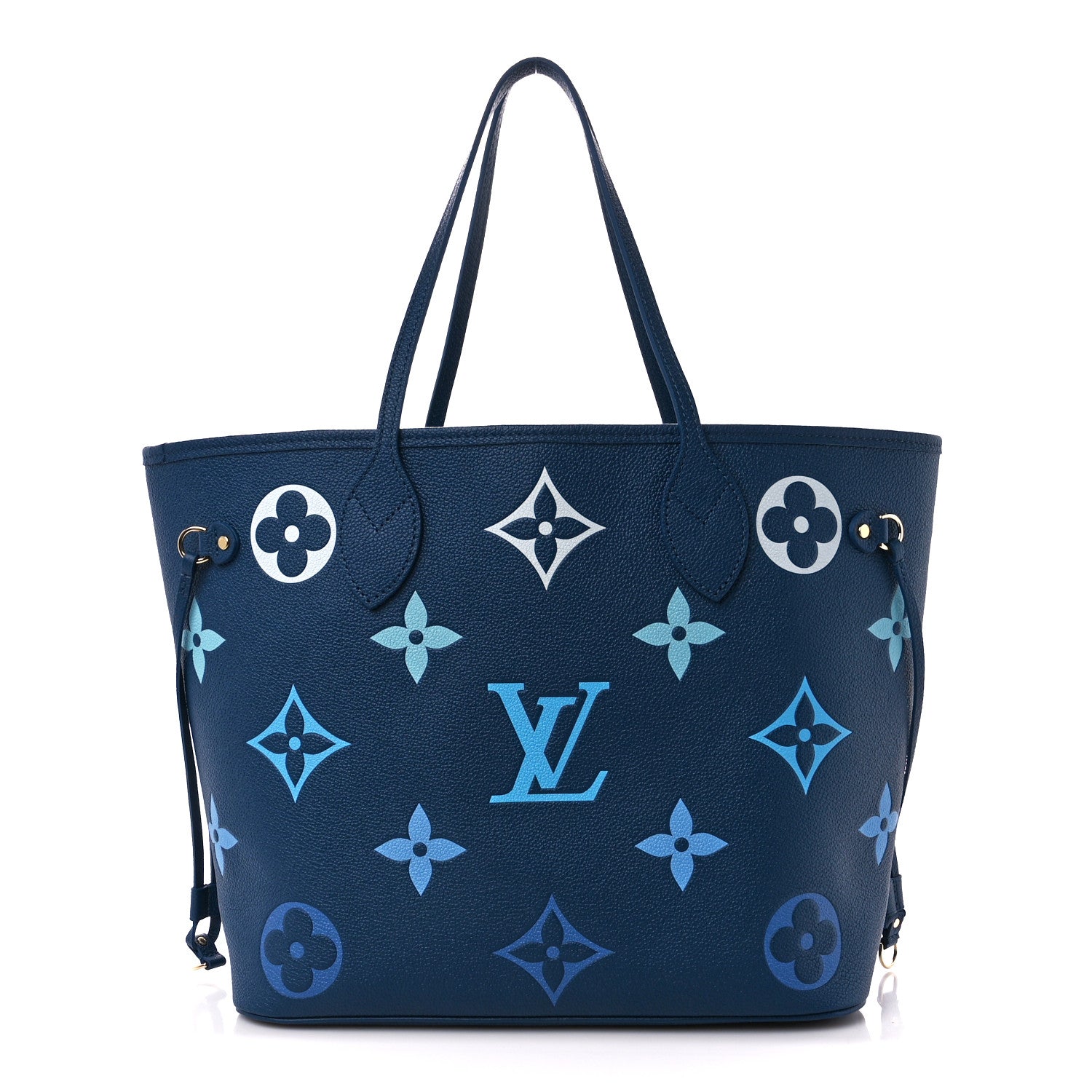 Louis Vuitton Empreinte Monogram Giant Neverfull MM Degrade Bleu 3 of 14