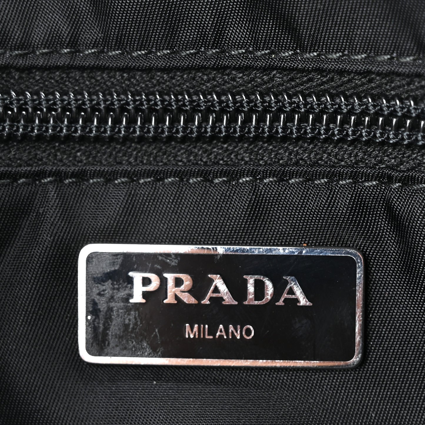 Tessuto Nylon Montagna Belt Bag Black